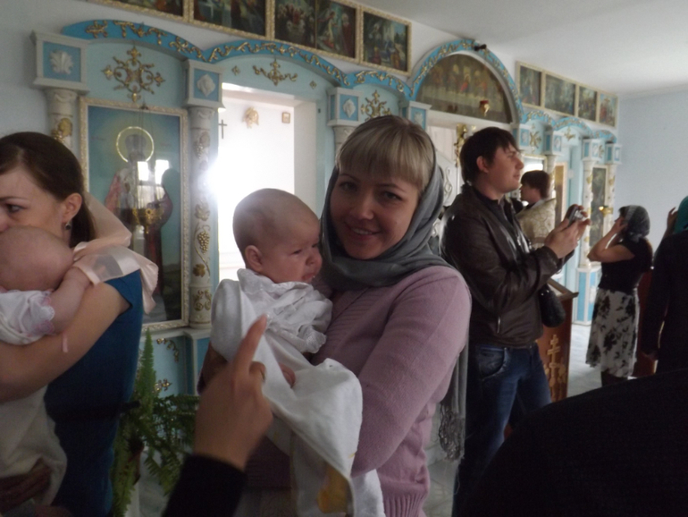 Покрестили Варюшеньку!