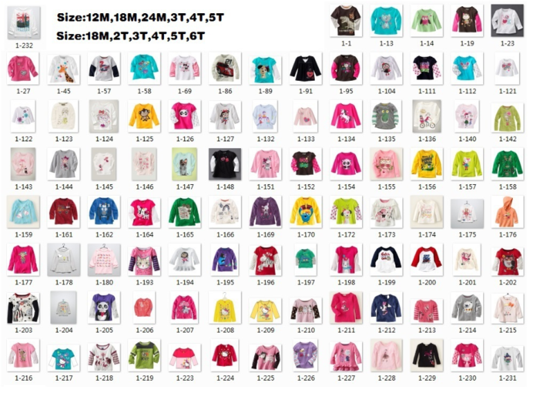 Дизайнерские детские футболки с длинным рукавом. Много.