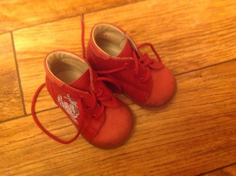 Ботиночки Тото на первый шаг.