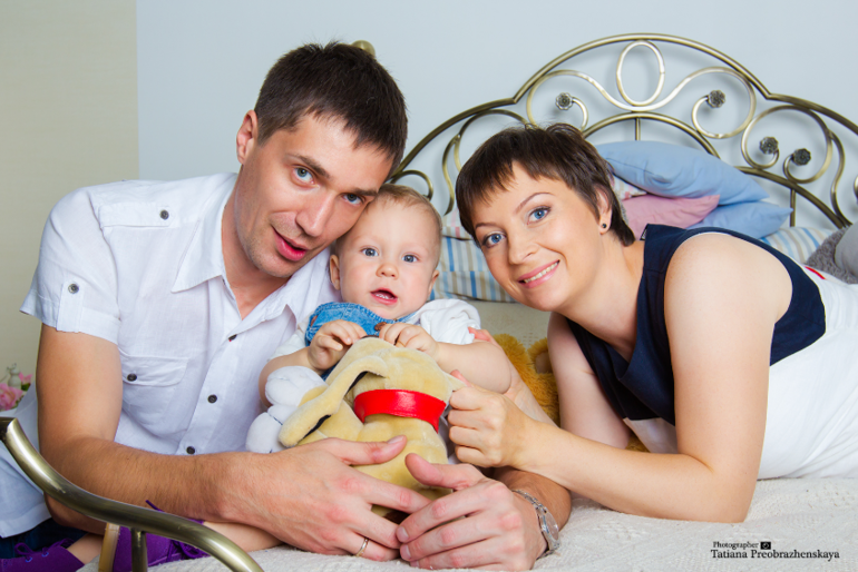 Мама, папа, я счастливая семья