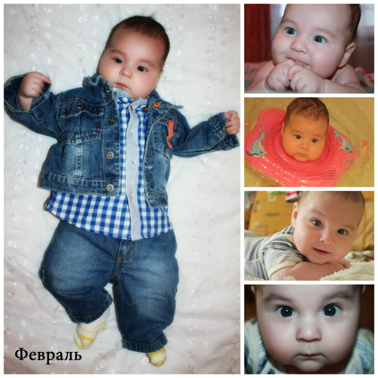 Сыночку Максиму 6 месяцев