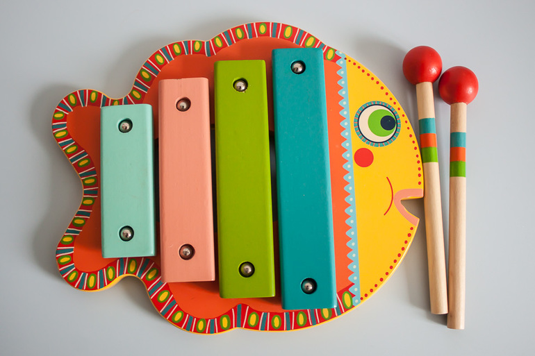 Наши игрушки в 1 год и 4 месяца