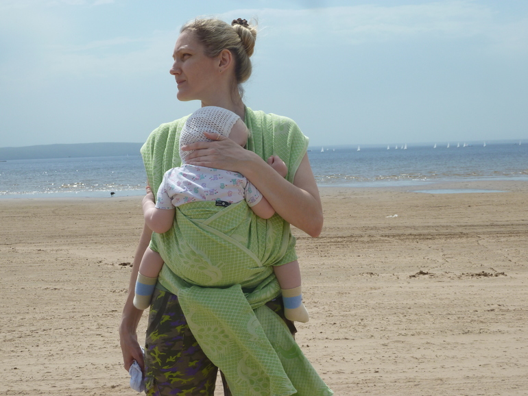 Дидимос Павлины лайм, хлопок/конопля