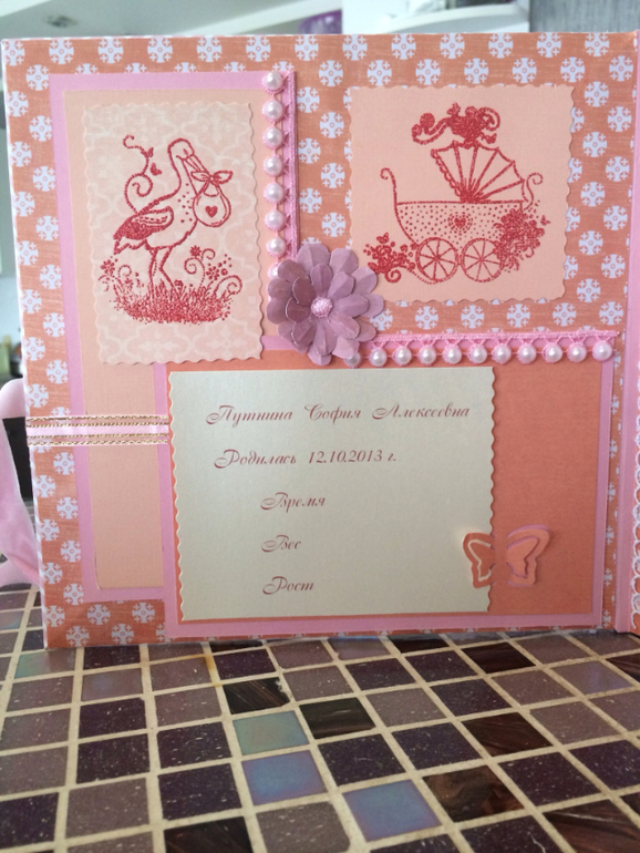 Мой  первый альбом для маленькой Софии