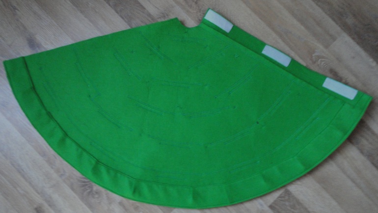 Моя новогодняя елочка из фетра.