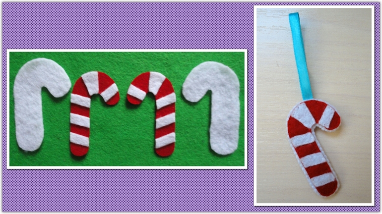 Моя новогодняя елочка из фетра.