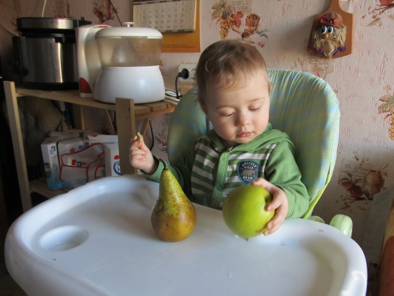 продолжаем Цветные фрукты