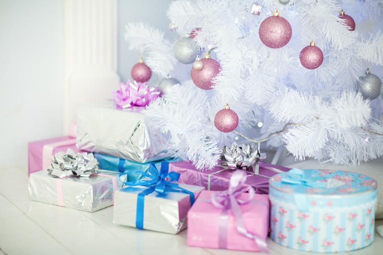 Новогодний декор в фотостудии)