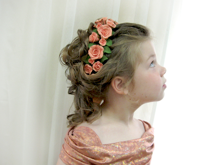 Моя красавица... Или веночек для любимой дочки...