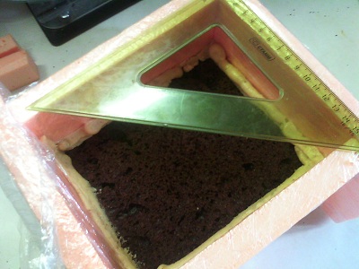 МК сборка торта в коробочку