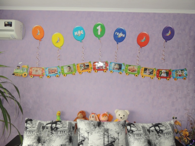 Первый день рождение Аришки 04.12.2013