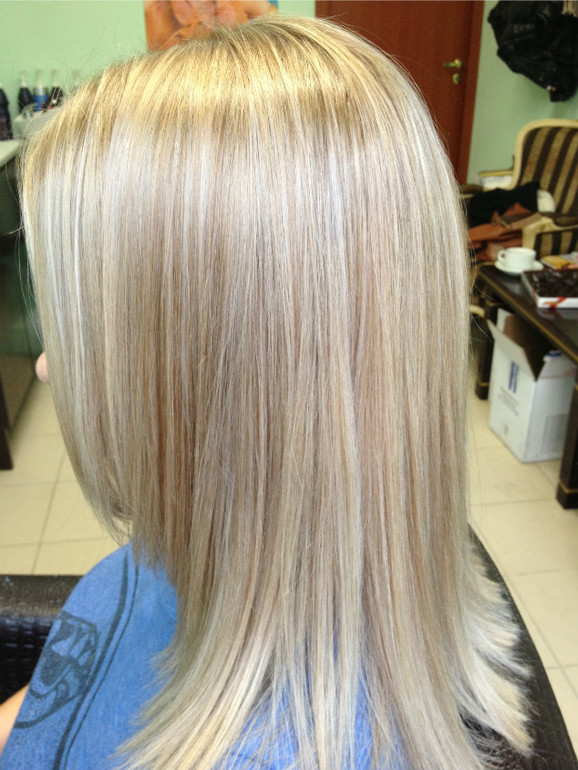 Бликующее мелирование