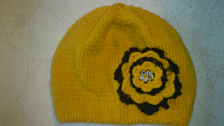 Шапка весеннее настроение)