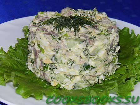 Белковый салат