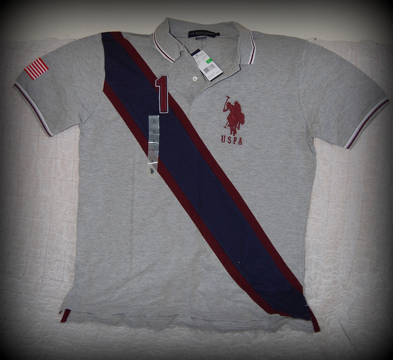 NEW с бирками три поло L и жилетка XL — US Polo Assn