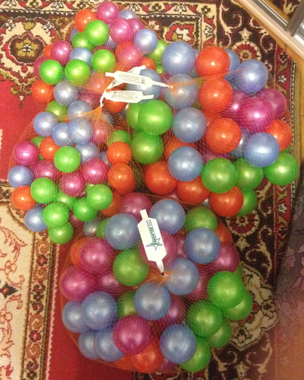 Шарики для сухого бассейна