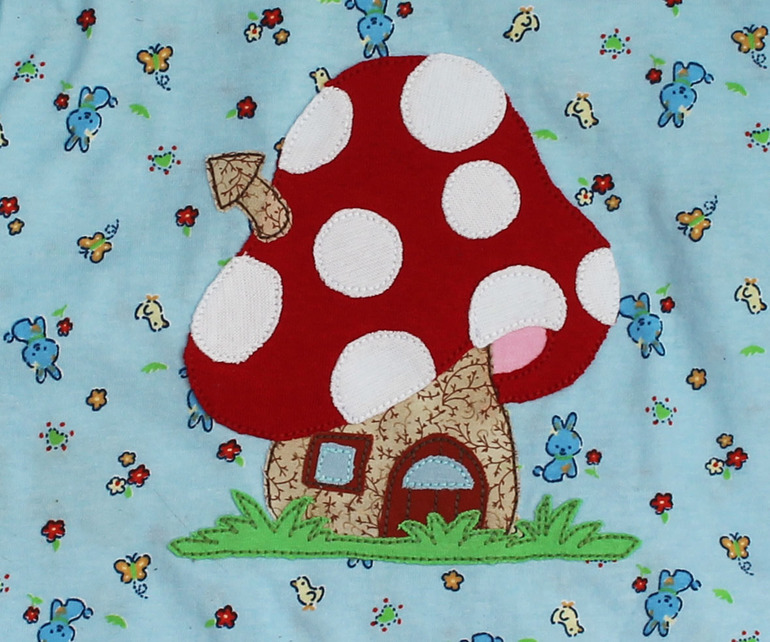 Аппликация и летнее платье-туника.