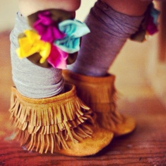 Сапожки на маленькие ножки))