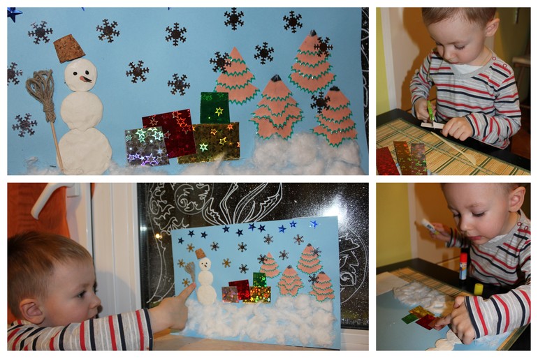 День 4. Новогодний пейзаж.