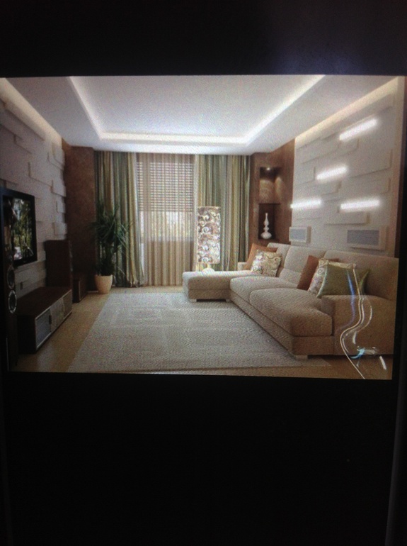 У кого так стоит диван???