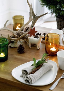 Новогодняя сервировка стола