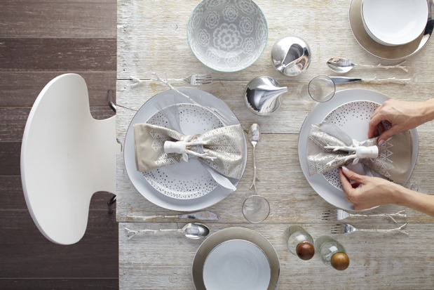 Новогодняя сервировка стола