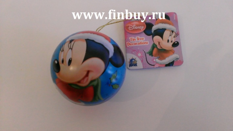 Новогодний шар с конфетами Цена: 95 руб.