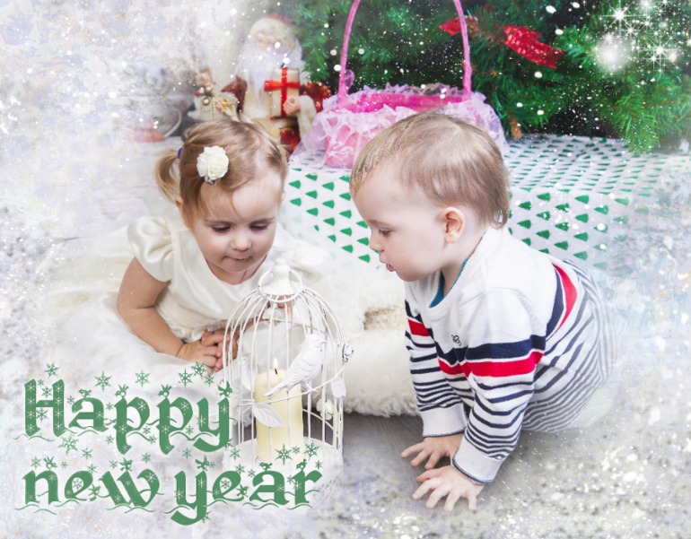 фото проект НОВОГОДНЯЯ ОТКРЫТКА