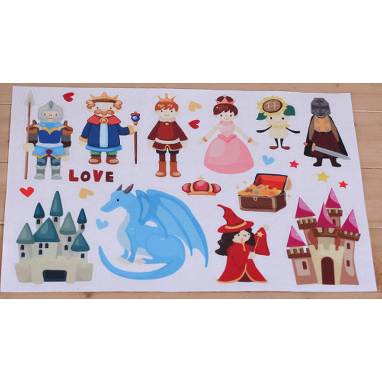 Фетр с рисунком