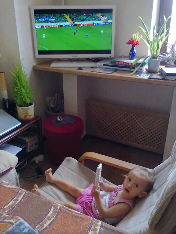 болельщица растёт!