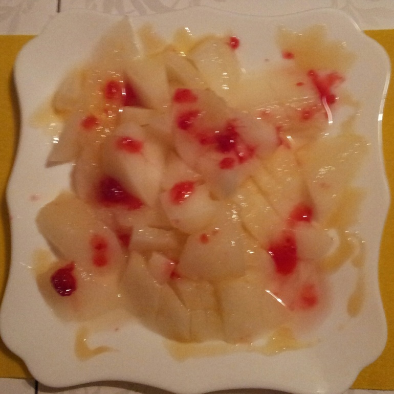 Салат из дыни.