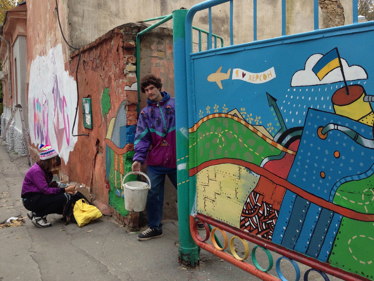 Украинский street art