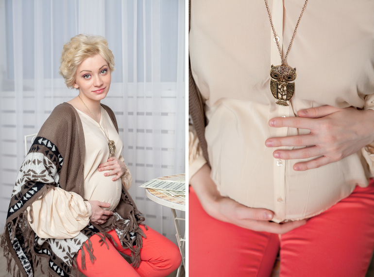 Фотосессия беременности для Евгении