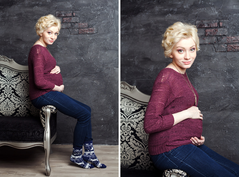 Фотосессия беременности для Евгении