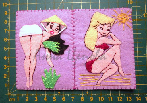 Мини-Плейбой из фетра для мужа:)