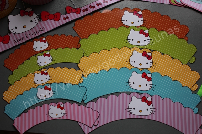 оформление первого Дня Рождения Ксюши в стиле