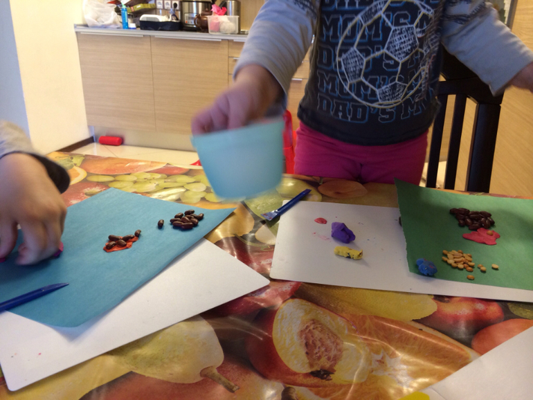 Аппликация с подручными средствами