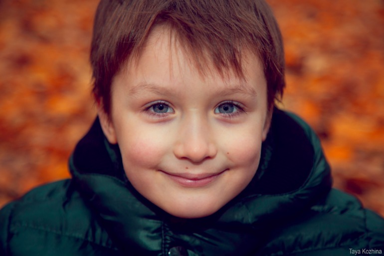 Осенняя фотосессия Миши и мамы