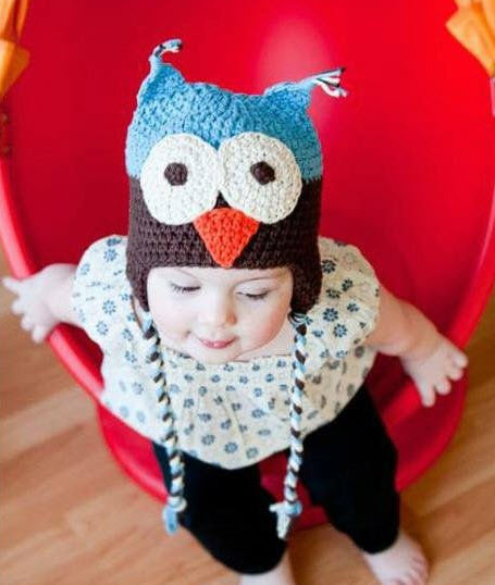 Новая Детская шапка Сова!