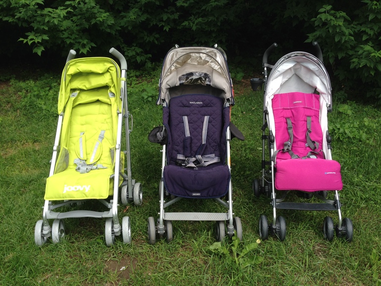 UPPAbaby G-luxe, Joovy Groove и Maclaren xlr.