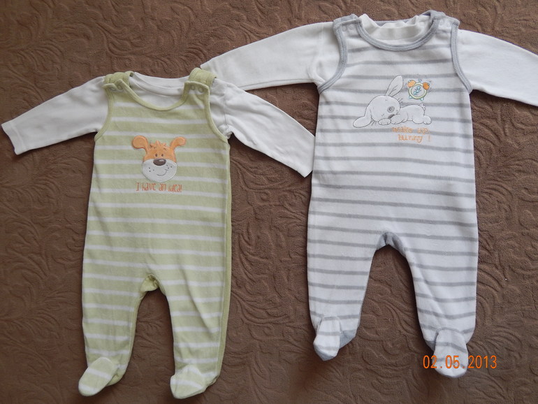 Продам одежду для мальчиков 0-6 месяцев.