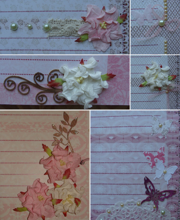 Книга пожеланий на юбилей в розовых тонах