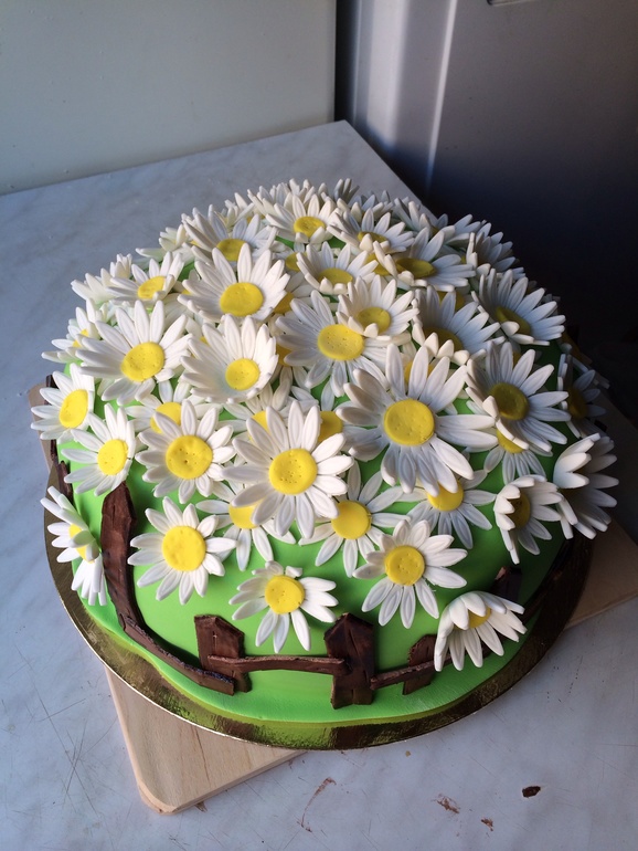 Торт "ромашки"