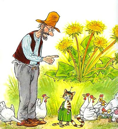 Всё теперь мы с дочкой тоже влюблены в Финдуса и Петсона! (Книги Свена Нурдквиста)