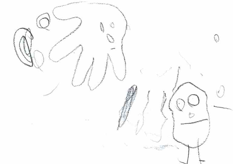 Художества Лисёнка. (Алиса 3 года и 1 месяц)