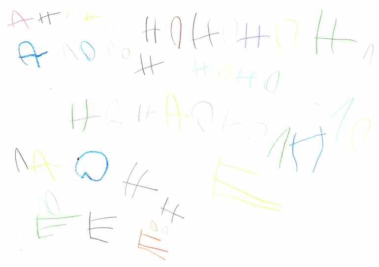 Художества Лисёнка. (Алиса 3 года)