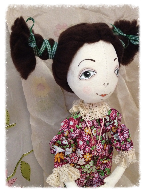 Текстильная кукла тыквоголовка. Продается.