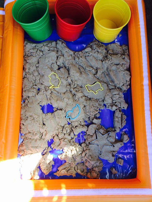 Кинетический песок. Мы в восторге!