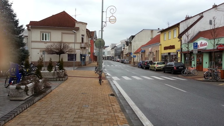 Пиештяны (Словакия). Велосипедные зарисовки.