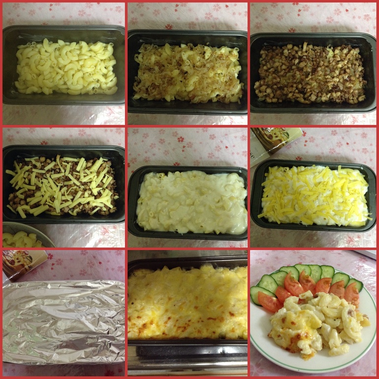 Mac & cheese с курицей